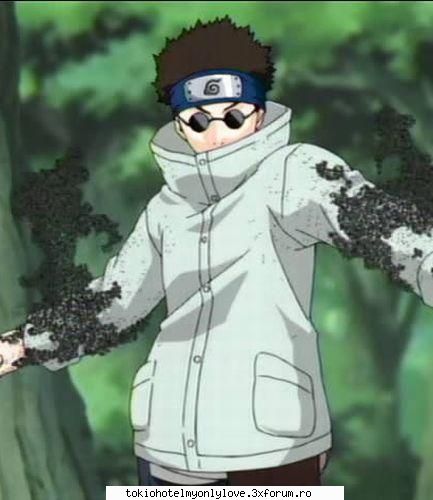 shino aburame aburame shino?) este unul din membrii echipei 8 si este fascinat de insecte; el isi
